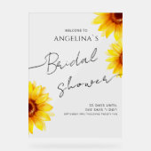 Trouw Bruiloft Acrylaat Bord WELKOM (Voorkant)