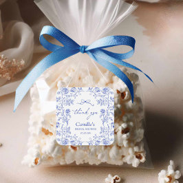 Trouw Bruiloft Dank je Vierkante Sticker