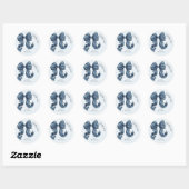 Trouw Bruiloft Dank Je Wel Stickers Blauwe Broek (Vel)