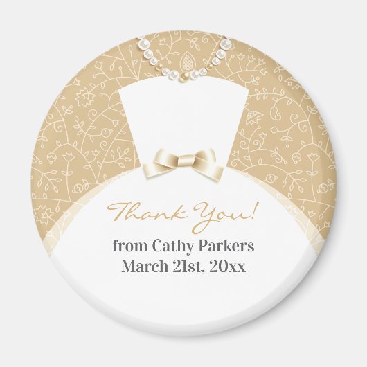 Trouw Bruiloft Magnet (Voorkant)