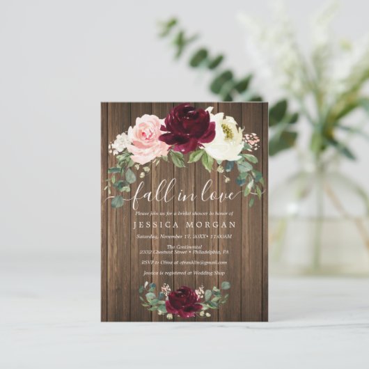 Trouw Bruiloft Uitnodiging (Staand voorkant)