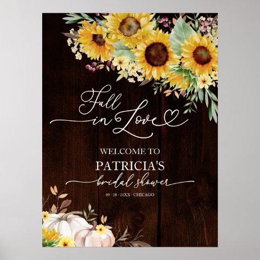 Trouw Bruiloft Welcome Bord Poster (Voorkant)