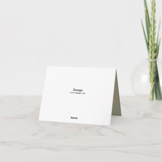 Trouw Bruilofts Bruidsshower Dank Je Kaart (Achterkant)