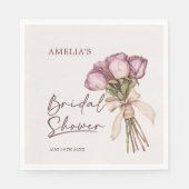 Trouw Bruilofts Bruiloft Feest  Servet (Voorkant)