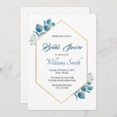 Trouw Bruilofts Uitnodiging (Voorkant / Achterkant)