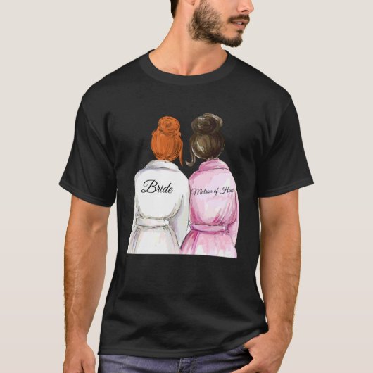 Trouw & Bruiloftsfeest Ere-matrones 5 T-shirt (Voorkant)