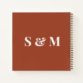 Trouw Bruin Terracotta Gastboek Notitieboek (Achterkant)