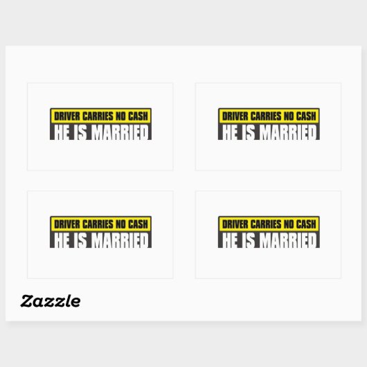 Trouw bumpersticker rechthoekige sticker (Vel)