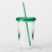 Trouw Camping Thema Bruidsfeest Geschenk Acryl Drinkbeker (Links)