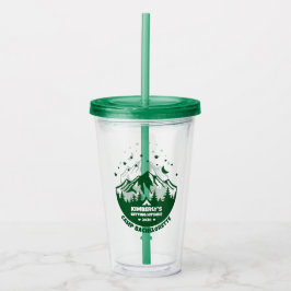Trouw Camping Thema Bruidsfeest Geschenk Acryl Drinkbeker