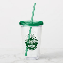 Trouw Camping Thema Bruidsfeest Geschenk Acryl Drinkbeker