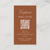 Trouw Capture The Love Foto Delen QR-code Informatiekaartje (Voorkant)