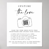 Trouw Capture The Love | Foto Delen QR Code  Poster (Voorkant)