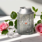 Trouw Champagneteglazen Rustieke Houten Slingerlic Blikjeskoeler