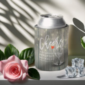 Trouw Champagneteglazen Rustieke Houten Slingerlic Blikjeskoeler