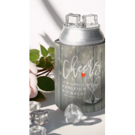 Trouw Champagnetuinieren Rustieke Houten Slingerla Blikjeskoeler