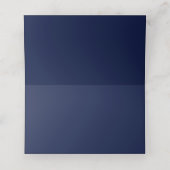 Trouw Charm Blush Roze Bloemige Bloei Navyblauw Plaatskaartje (Binnenkant ongevouwen)