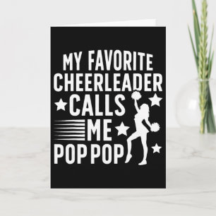 Trouw Cheer Pop Pop Cheerleader Pop Pop Cheerleadi Kaart