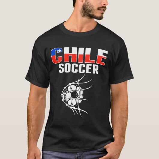 Trouw Chileense Voetbalfans T-Shirt Ondersteunt Ch (Voorkant)