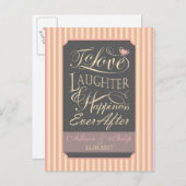 Trouw citaat ontwerp uitnodiging briefkaart (Voorkant / Achterkant)