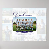 Trouw Collage Voetbal Team Handtekening Poster (Voorkant)