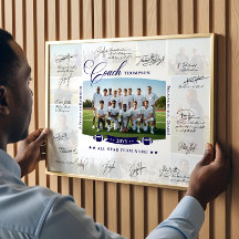 Trouw Collage Voetbal Team Handtekening