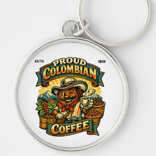 Trouw Colombiaanse koffie Sleutelhanger