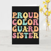 Trouw Color Guard Zus - Groovy Colorguard's Zus Kaart (Gele Bloem)