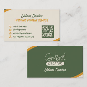 Trouw Content Creator Social Media QR Zakelijk  Visitekaartje