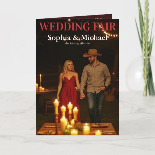 Trouw Country Magazine Omslag Uitnodiging (Voorkant)