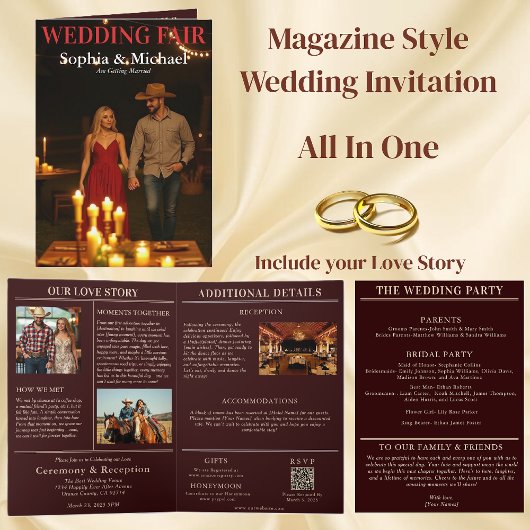 Trouw Country Magazine Omslag Uitnodiging