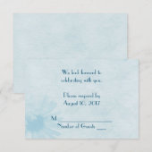 Trouw Daisy RSVP Kaart (Voorkant / Achterkant)