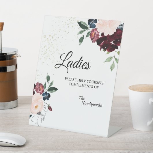 Trouw Damesbadkamer Zomerfeest Reclamebord Met Voetstuk (Insitu)