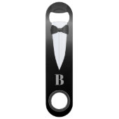 Trouw Dank Je Bridesman Tuxedo Flesopener Speed Flessenopener (Voorkant)
