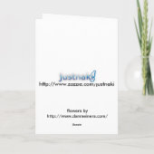 trouw dank je (leeg) bedankkaart (Achterkant)