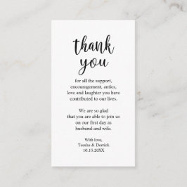 Trouw Dank je, Moderne Eenvoudige Rustieke Bijlage