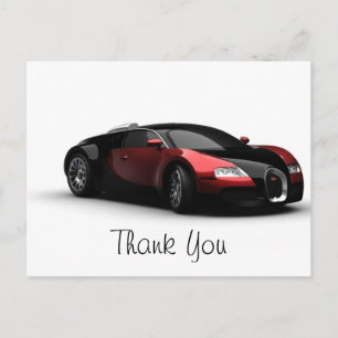 Trouw Dank Je Wel Luxe Sportauto Briefkaart