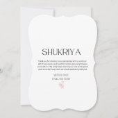 Trouw, Dank je, Zuid-Aziatisch, Indiase Trouw Kaart (Voorkant)