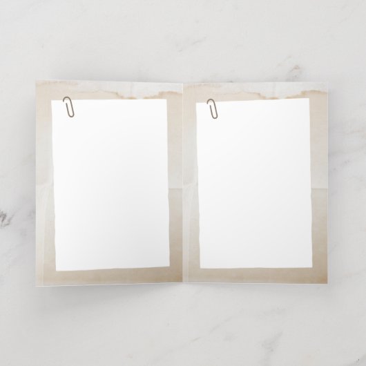 Trouw Dankkaart foto Folie Wenskaart (Binnenlaag)