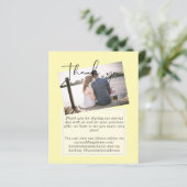 Trouw Dankkaartjes Met Foto Virtueel Digitaal (Staand voorkant)