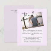 Trouw Dankkaartjes Met Foto Virtueel Digitaal (Voorkant / Achterkant)