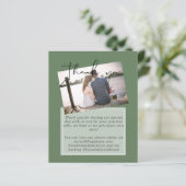 Trouw Dankkaartjes Met Foto Virtueel Digitaal (Staand voorkant)