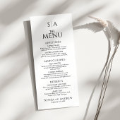 Trouw De Menukaart voor Tafeldecor Minimalistisch