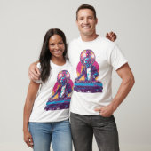 Trouw-DJ-schedel � Grappig formeel feestskelet T-shirt (Unisex)