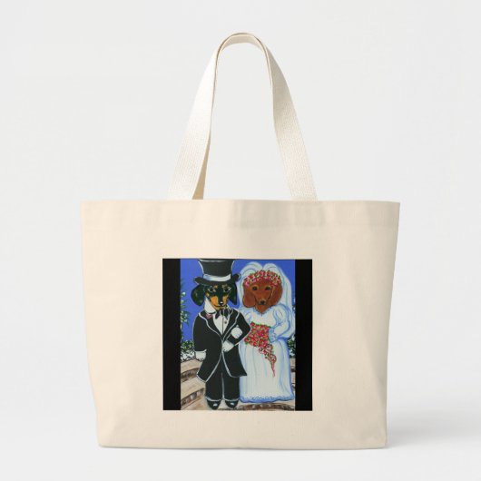 Trouw Doxies Grote Tote Bag (Voorkant)
