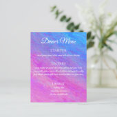 Trouw Drank & Diner Menu- Stardust Sea- (Staand voorkant)