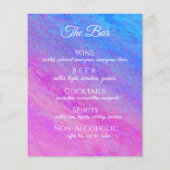 Trouw Drank & Diner Menu- Stardust Sea- (Achterkant)