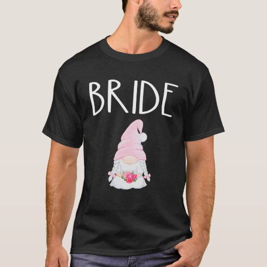 Trouw Dwerg Bruid Verloving Bridal Shower Feest Cu T-shirt (Voorkant)