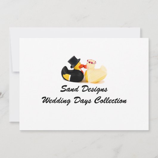 Trouw eenden 4 kaart (Achterkant)