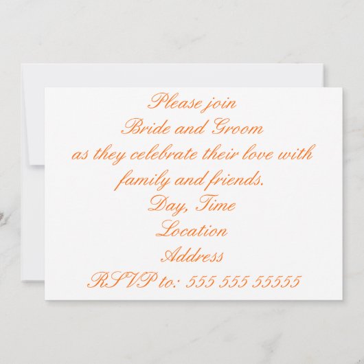 Trouw-eenden - Trouwkaart Kaart (Achterkant)